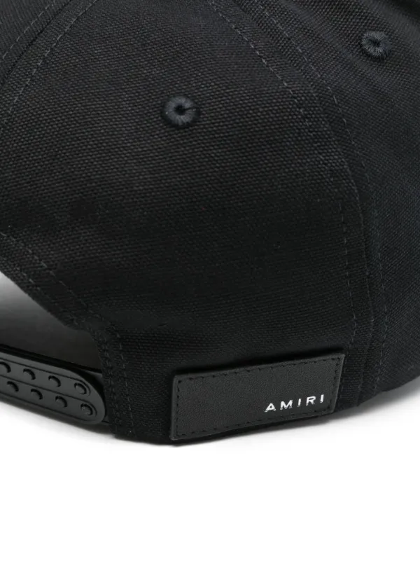 AMIRI ロゴ キャップ | ブラック | FARFETCH JP