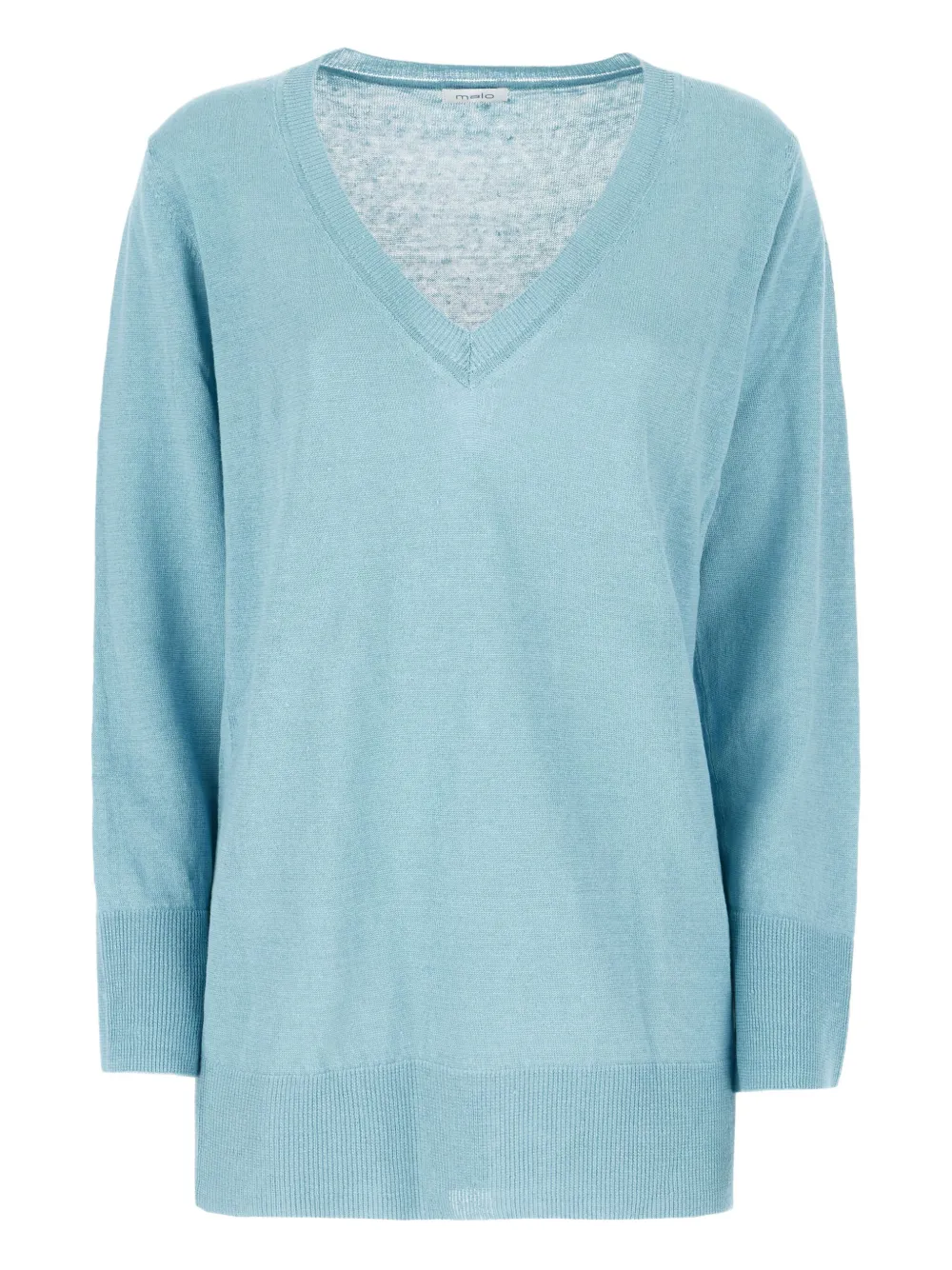 Malo V-neck sweater Blauw