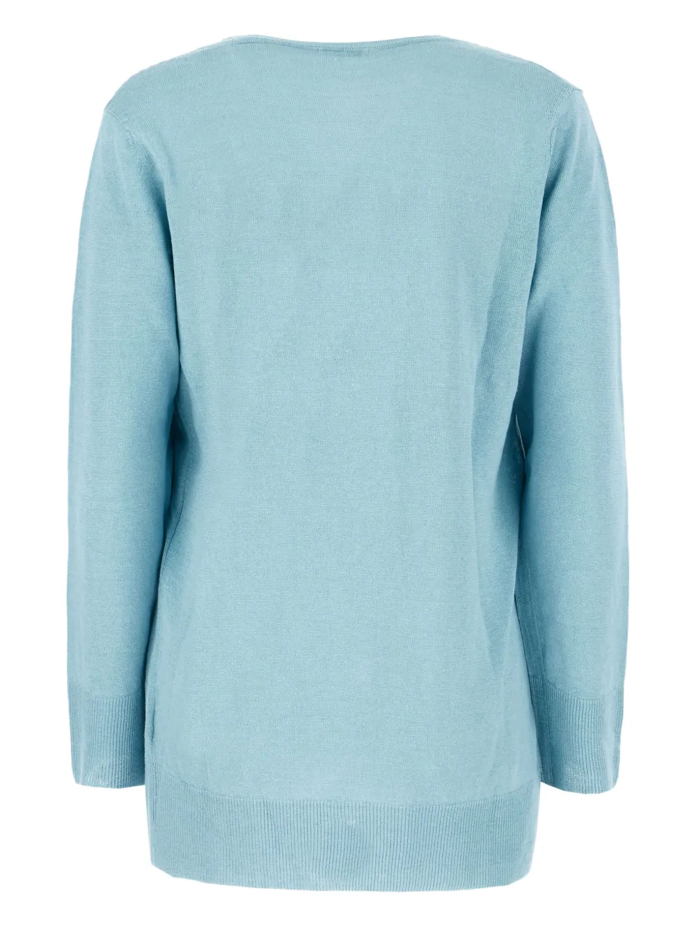 Malo Trui met V-hals Blauw