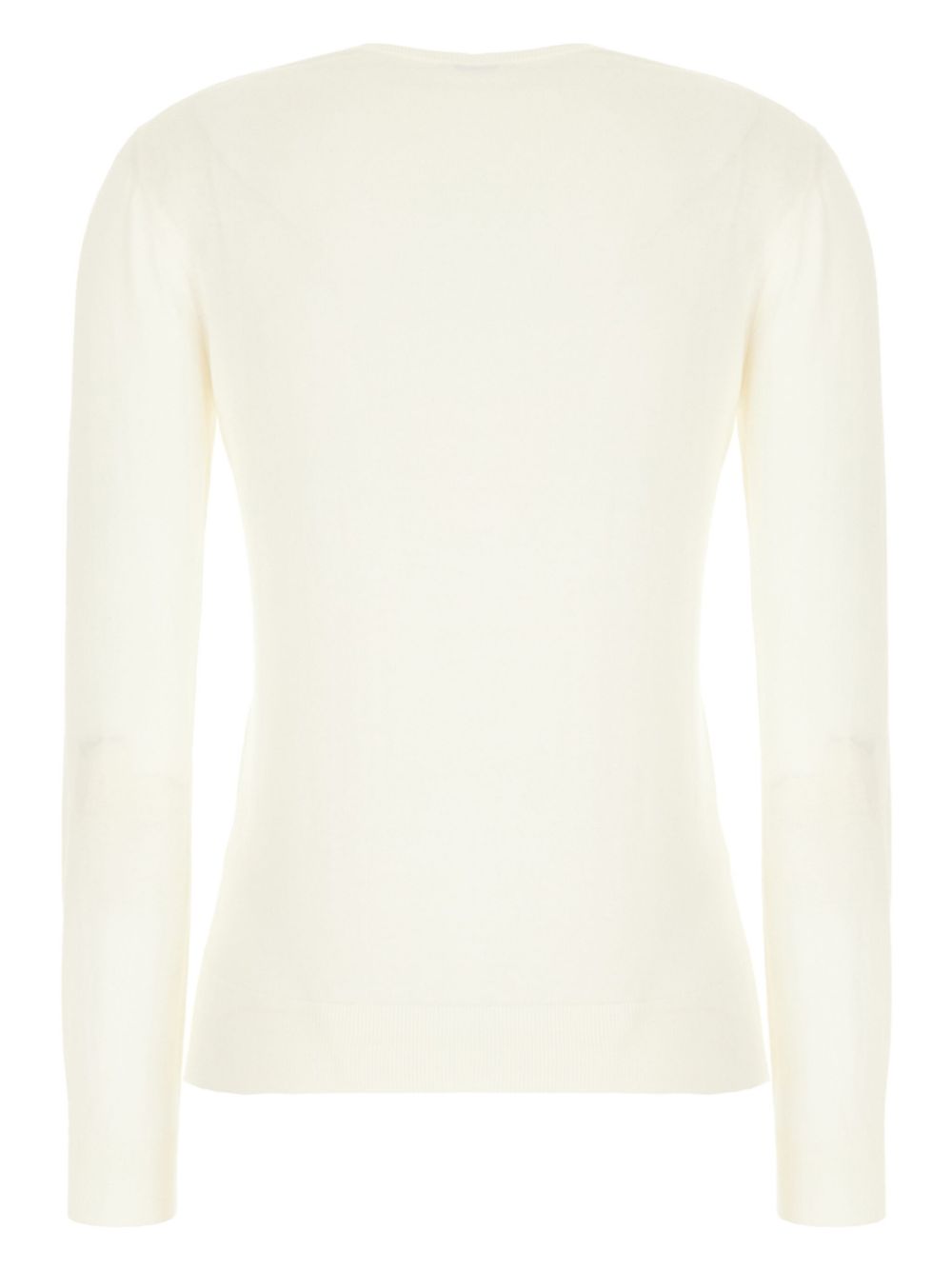 Malo fine-knit sweater - Wit