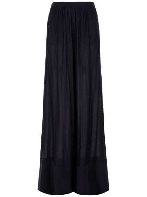 Malo semi-sheer palazzo pants