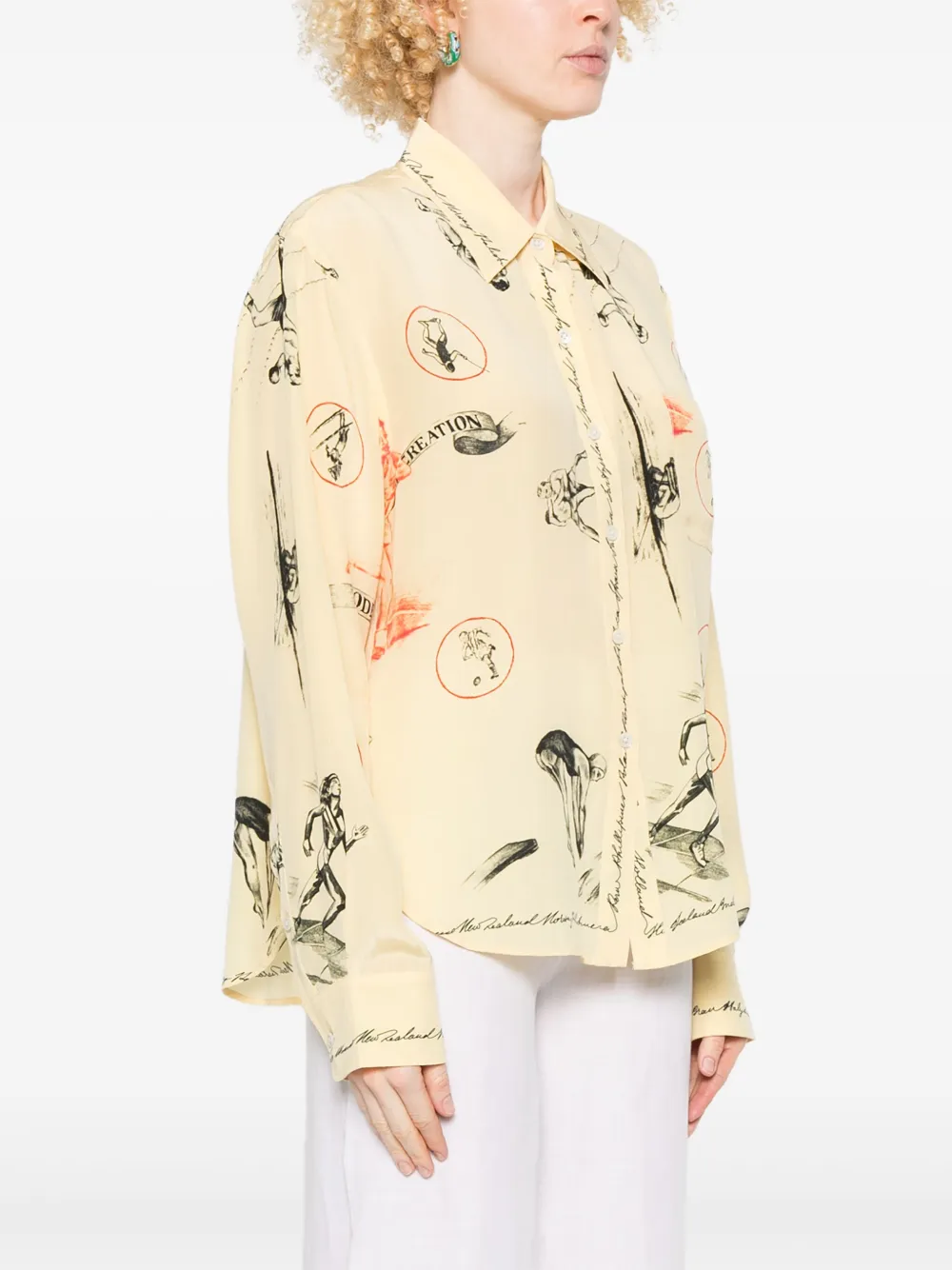 BODE Games blouse Geel