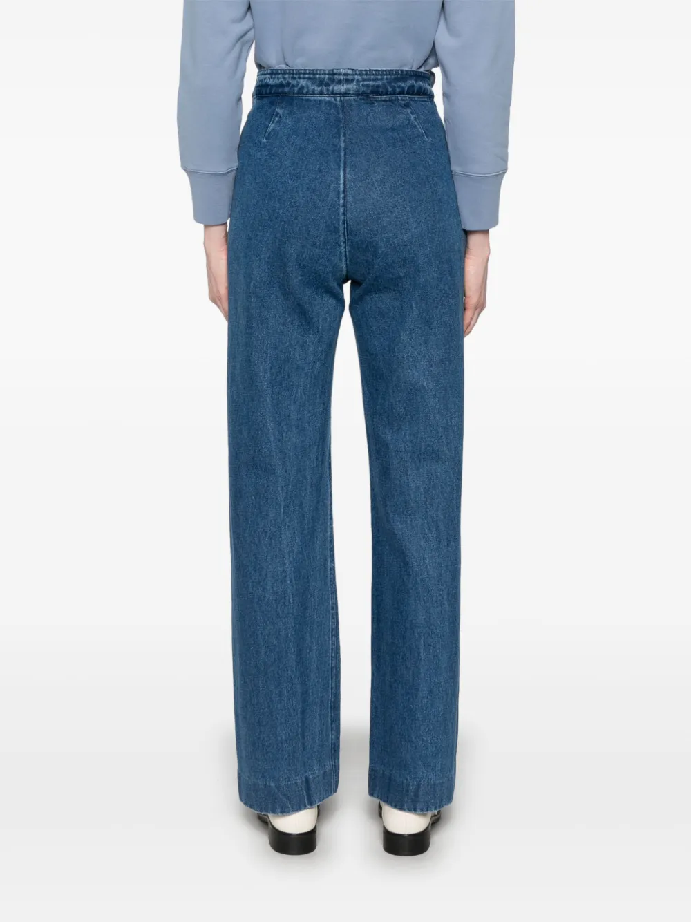 Shop Bode Sailor Jeans In Blau