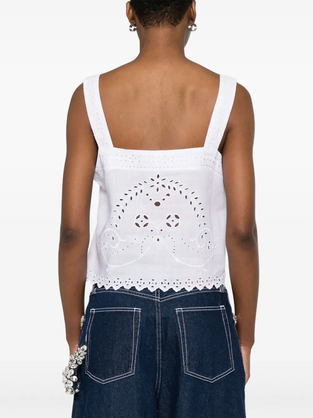 BODE Belvoirt tanktop Wit