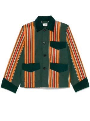 BODE グリーンオレンジストライプ　ジャケット　サイズXL BODE ウィメンズ ジャケット通販 - FARFETCH