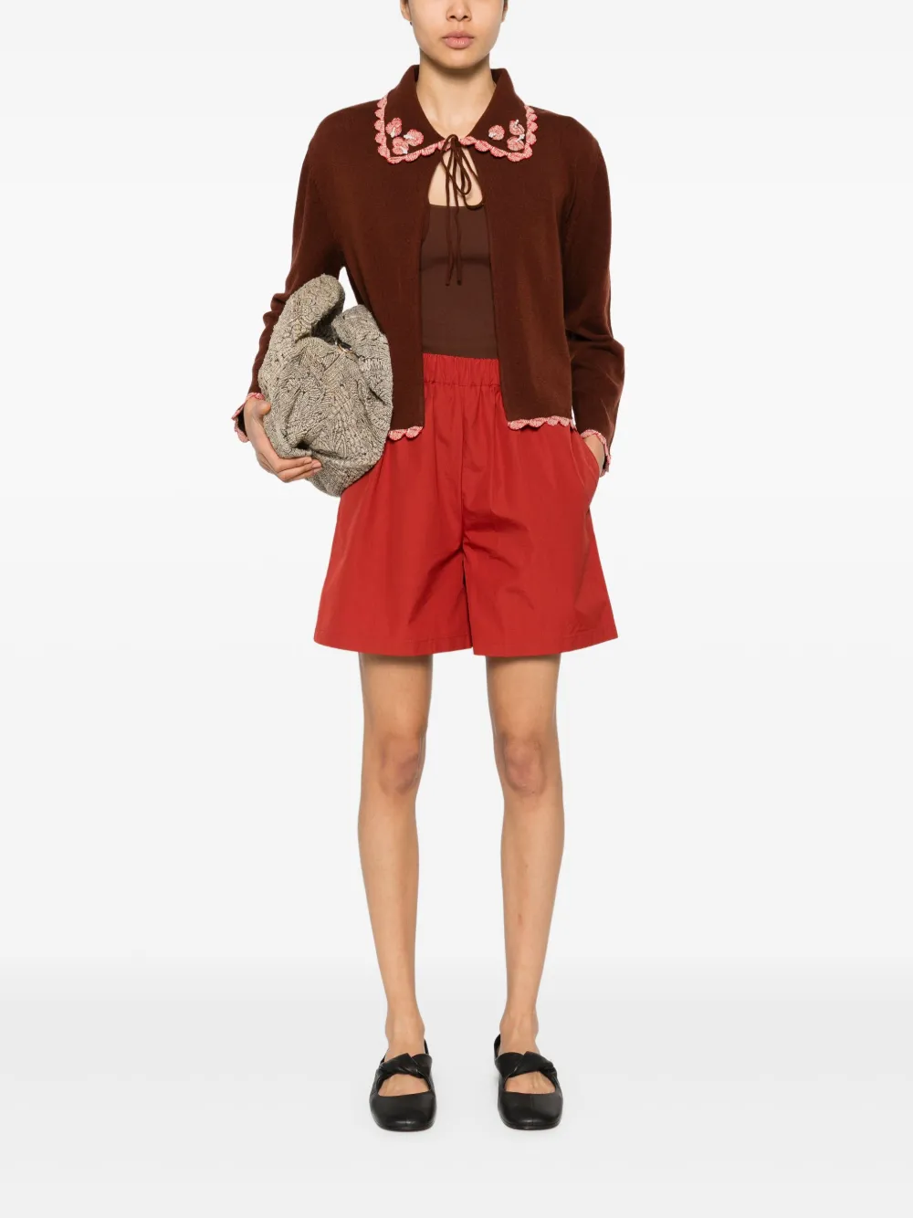 Shop Bode Rookie Cardigan In Brown