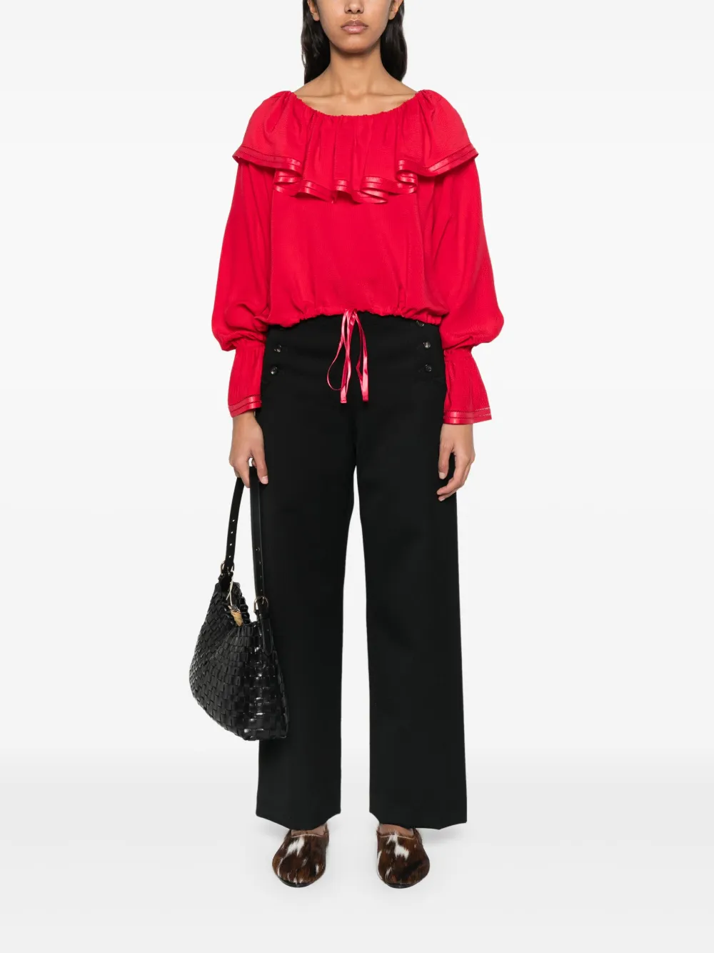 BODE Claret blouse - Rood