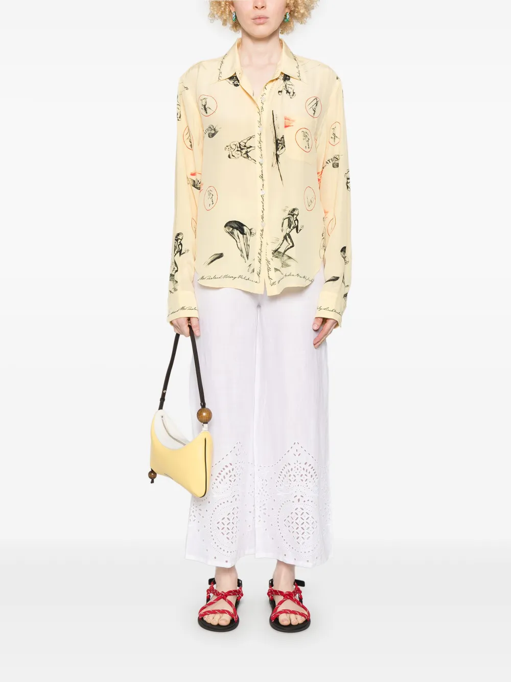 BODE Belvoir broek - WHITE