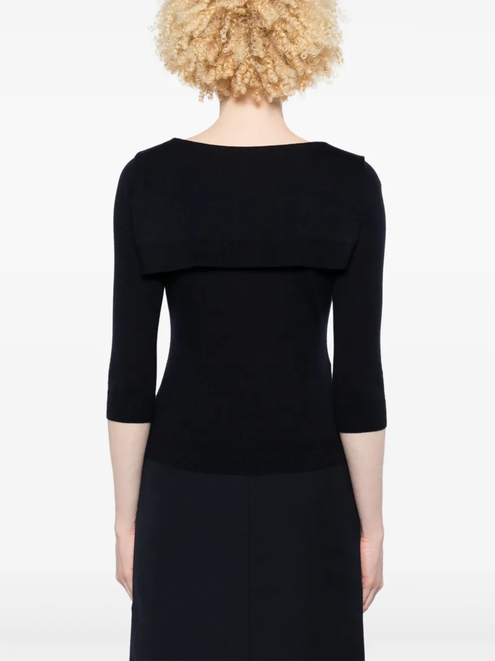 Shop Shushu-tong Tie-fastening Sweater In Blue