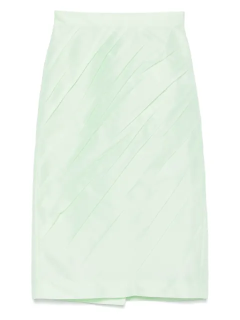 SHUSHU/TONG falda midi con pinzas