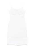 SHUSHU/TONG double-bodice midi dress - White