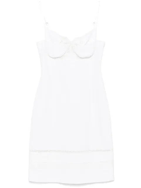 SHUSHU/TONG double-bodice midi dress FSDEDR13HEM498WH100 - 0