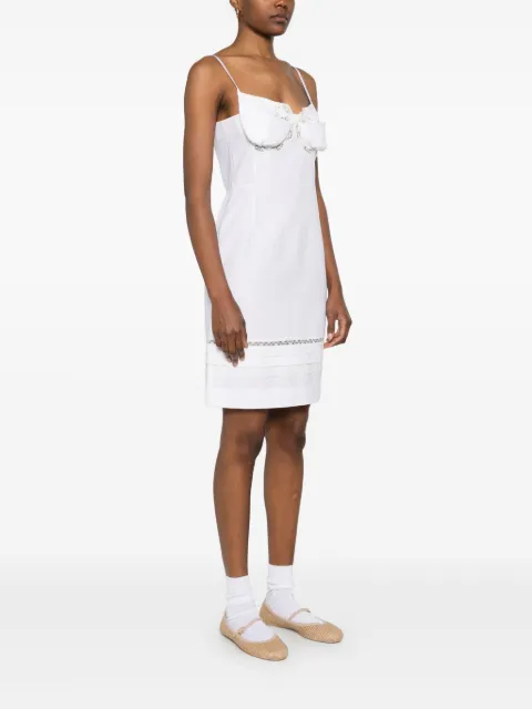 SHUSHU/TONG double-bodice midi dress FSDEDR13HEM498WH100 - 2