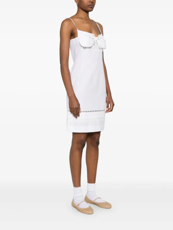 SHUSHU/TONG double-bodice Midi Dress | White | FARFETCH