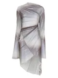 Jade Cropper draped twisted mini dress - Neutrals