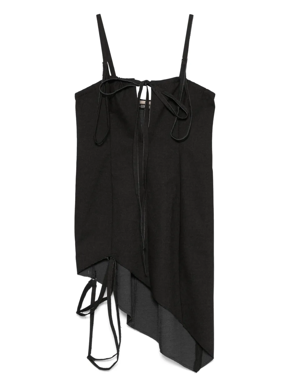 keyhole corset mini dress