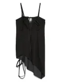 Elena Velez keyhole corset mini dress - Grey