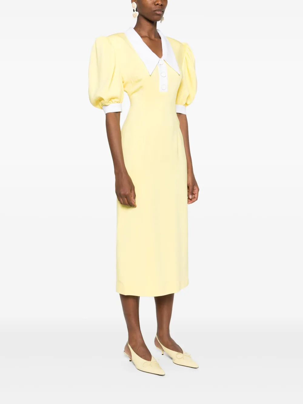 ROWEN ROSE POLO MIDI DRESS 