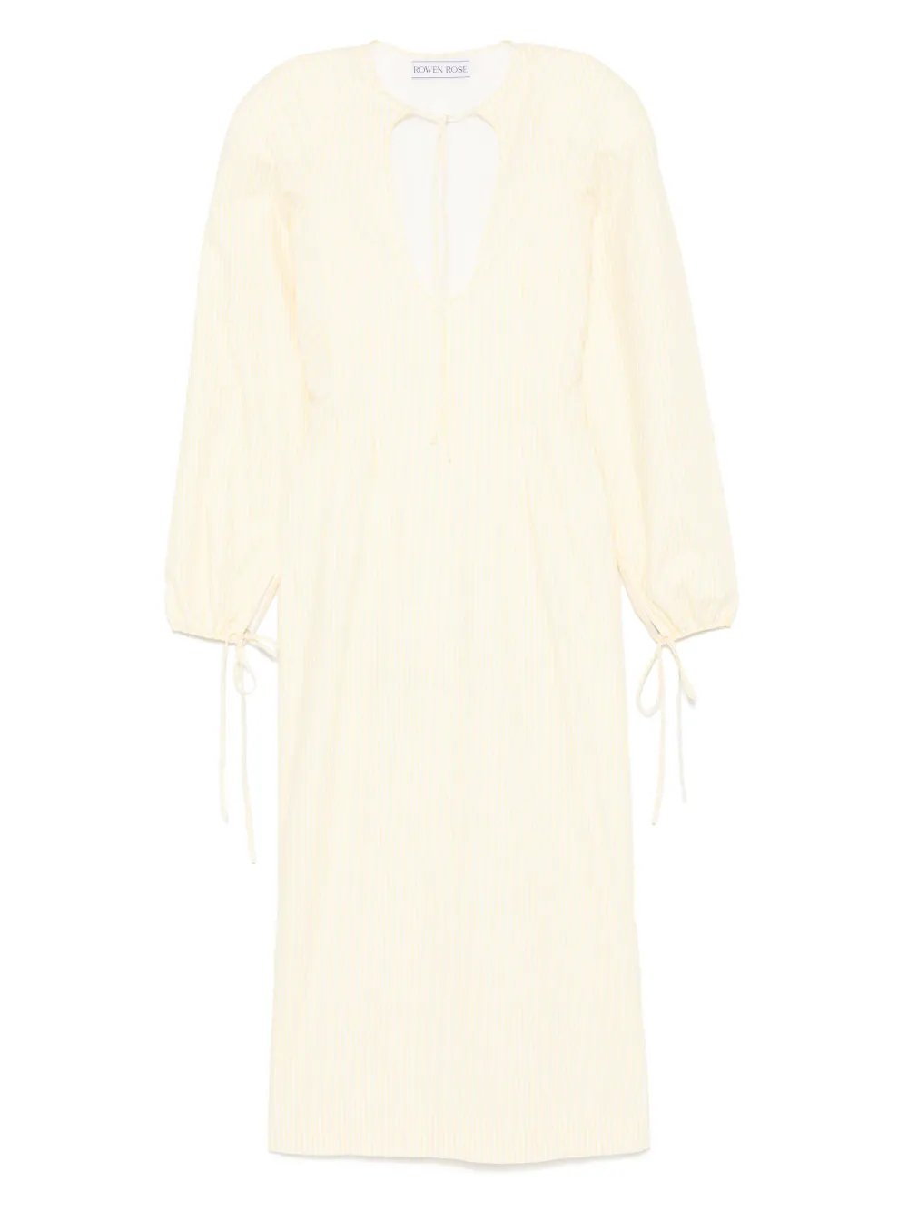 ROWEN ROSE STRIPED MAXI DRESS