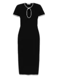 Rowen Rose cut-out maxi dress - Black