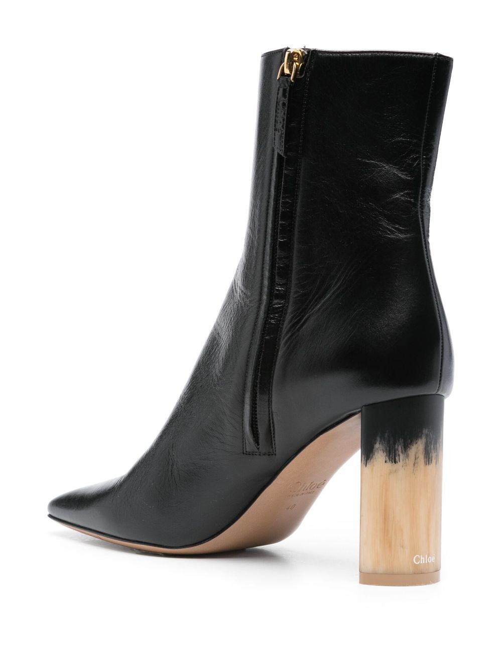 Chloé 85mm Georgia boots Black