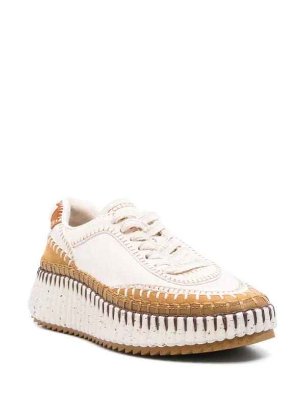 スニーカー Chloe' NAMA SNEAKERS Chloé Nama Sneakers | White | FARFETCH