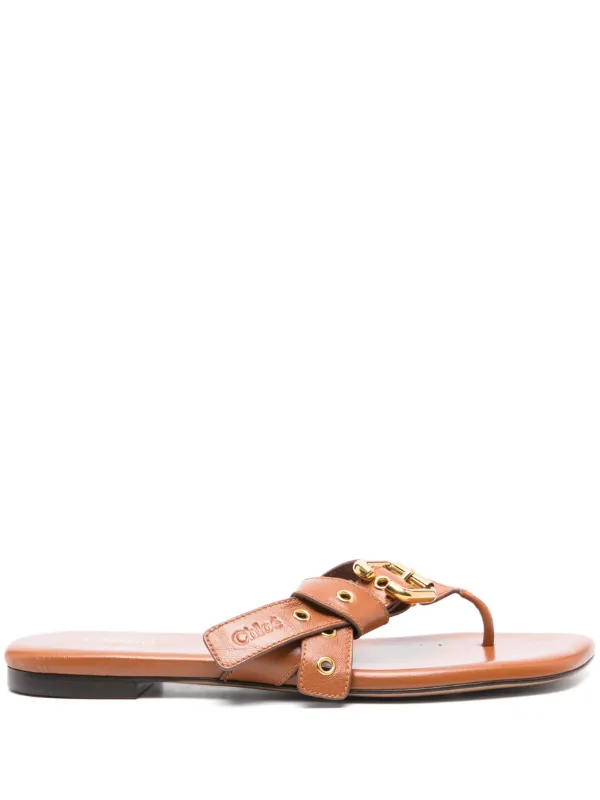 Chloé Mae Sandals | Brown | FARFETCH AO