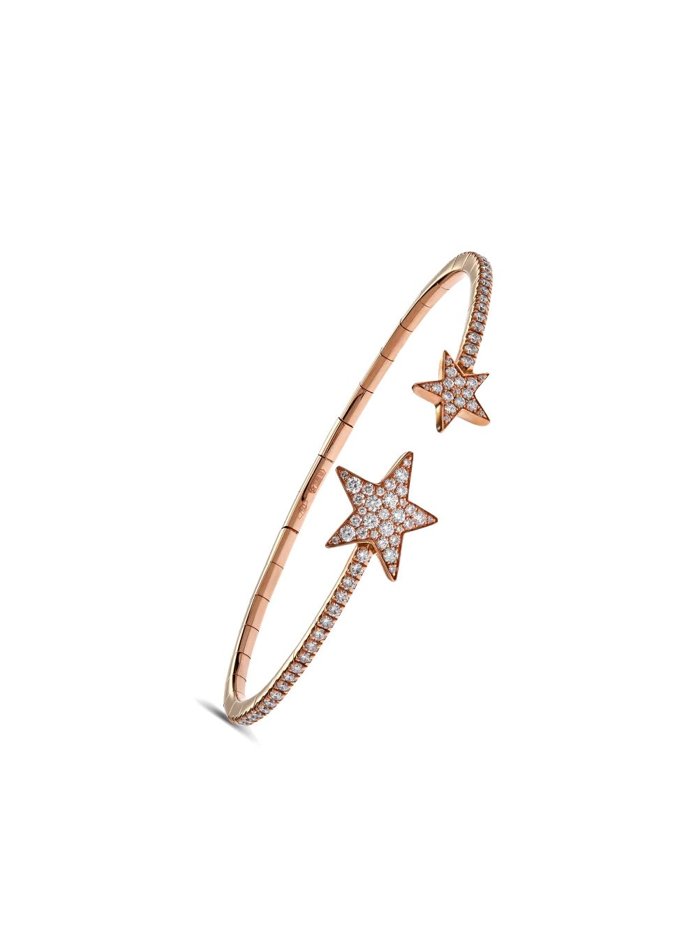 Jewels Aficionado 18kt rose gold Star diamond bracelet - Pink