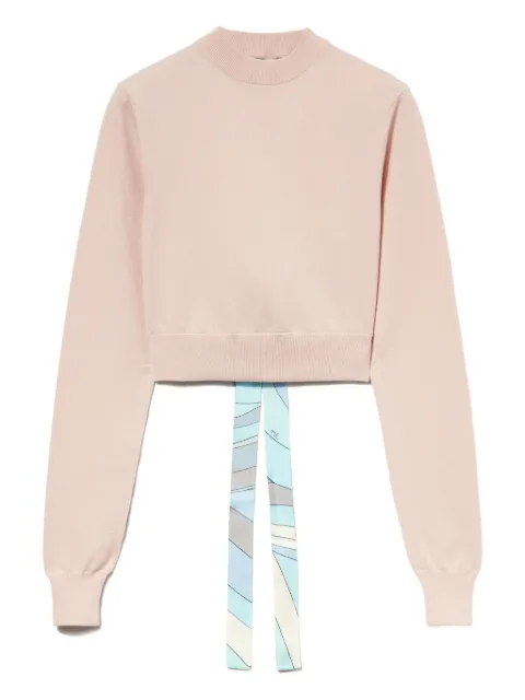 PUCCI tie-back long-sleeve top