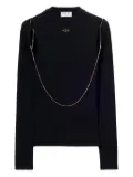 PUCCI chain-embellished top - Black