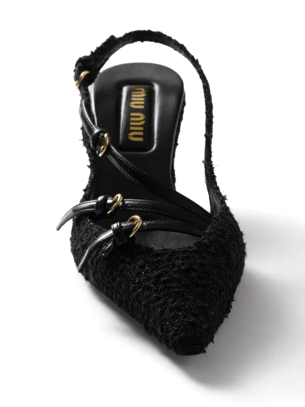 Miu Miu Slingback Pumps | Black | FARFETCH