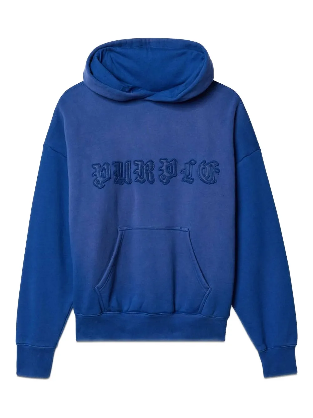 Purple Brand cotton hoodie | Blue | Image 1