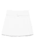 SHUSHU/TONG pleated mini skirt - White