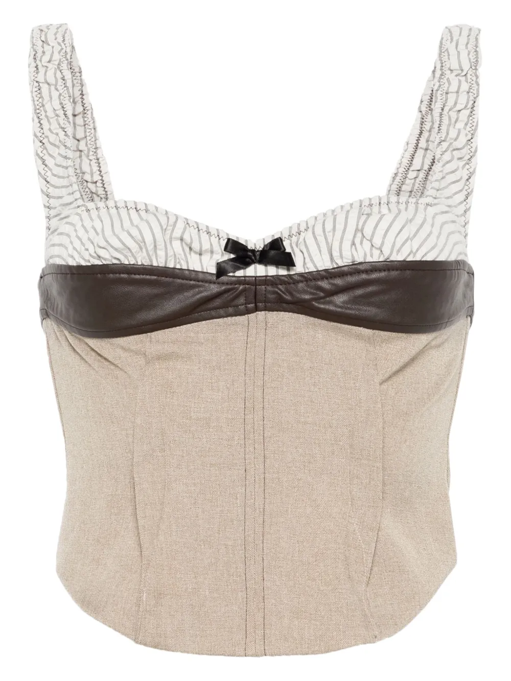 corset-style top