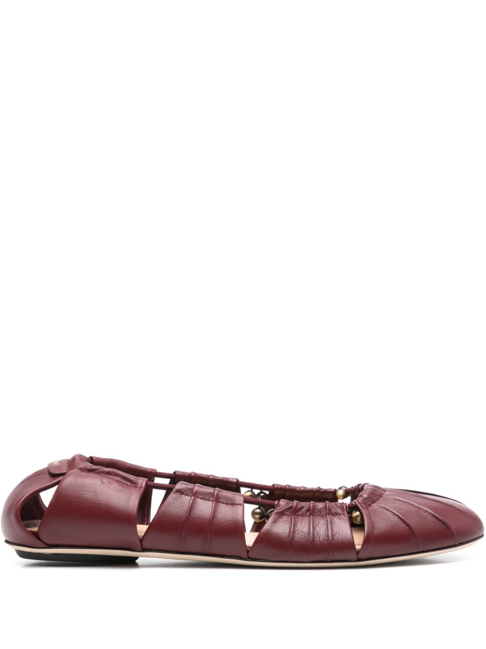 Chloé Luna Naked ballet flats Red