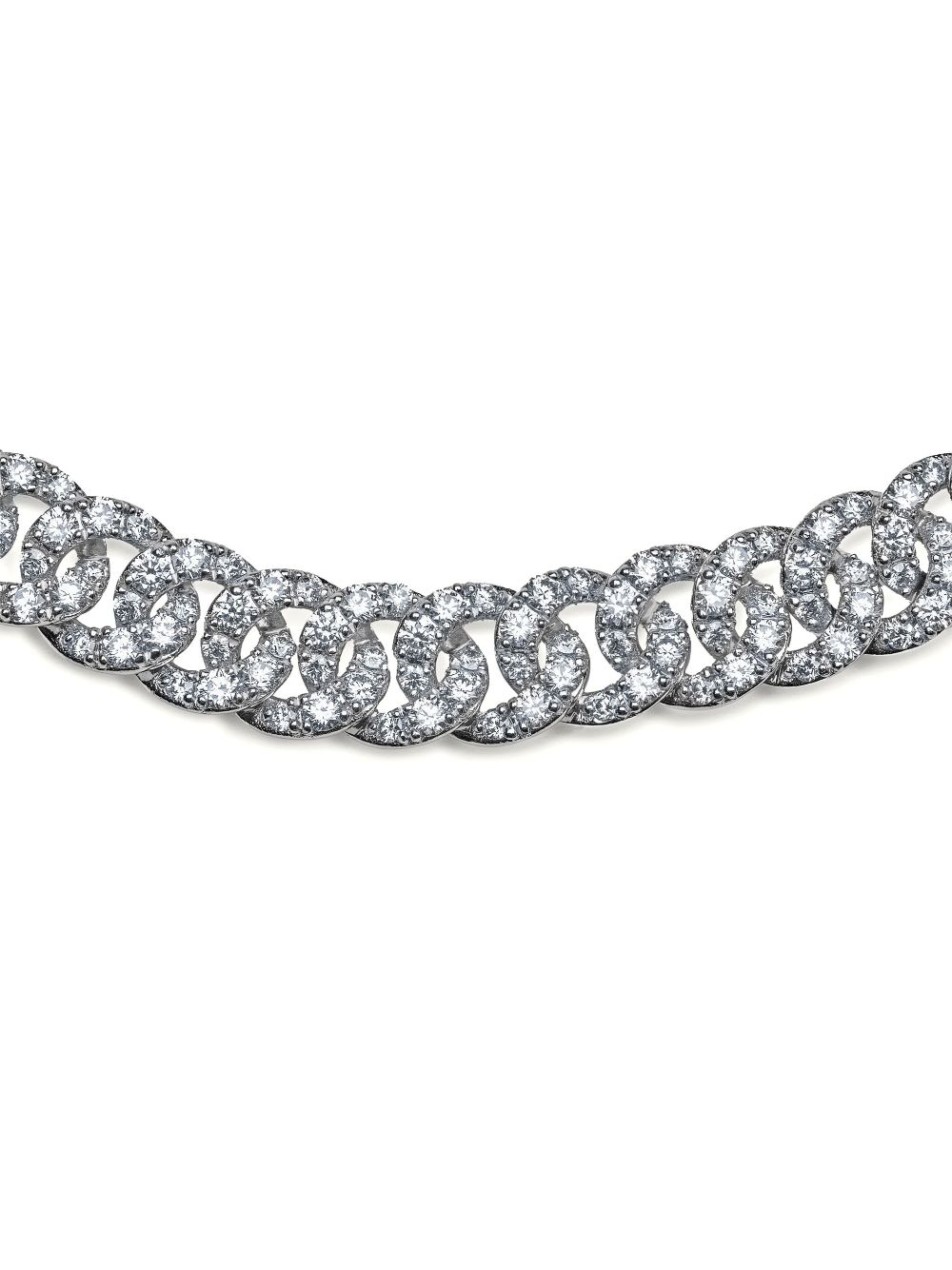 Jewels Aficionado 18kt white gold diamond necklace - Silver