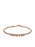 Jewels Aficionado 18kt rose gold Forever diamond bracelet - Pink