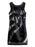 PUCCI sequin-embellished sleeveless mini dress - Black