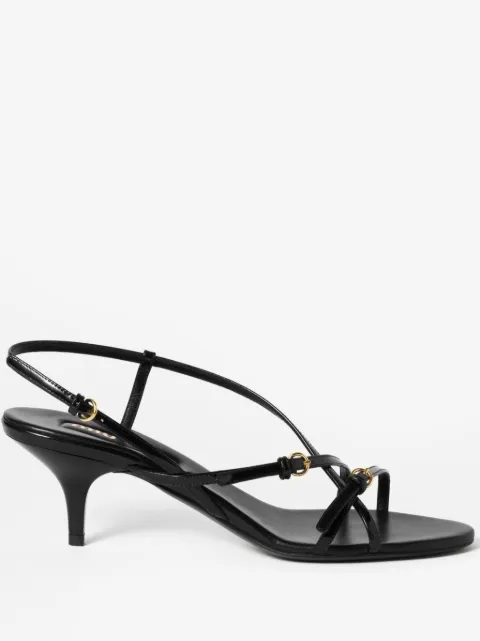 Miu Miu Sandalen aus Lackleder 55cm
