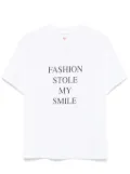 Victoria Beckham Fashion Stole My Smile T-shirt - White