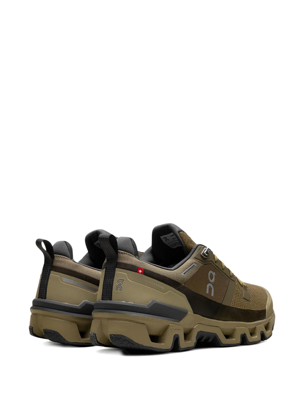 On Running Cloudwander Waterproof "Hunter Safari" sneakers Groen
