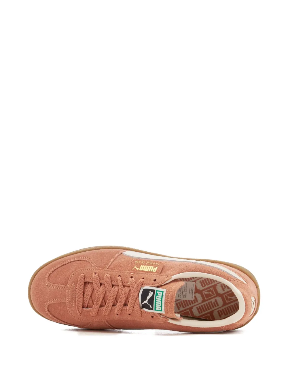 Puma Super Team Low Top Sneaker In Orange