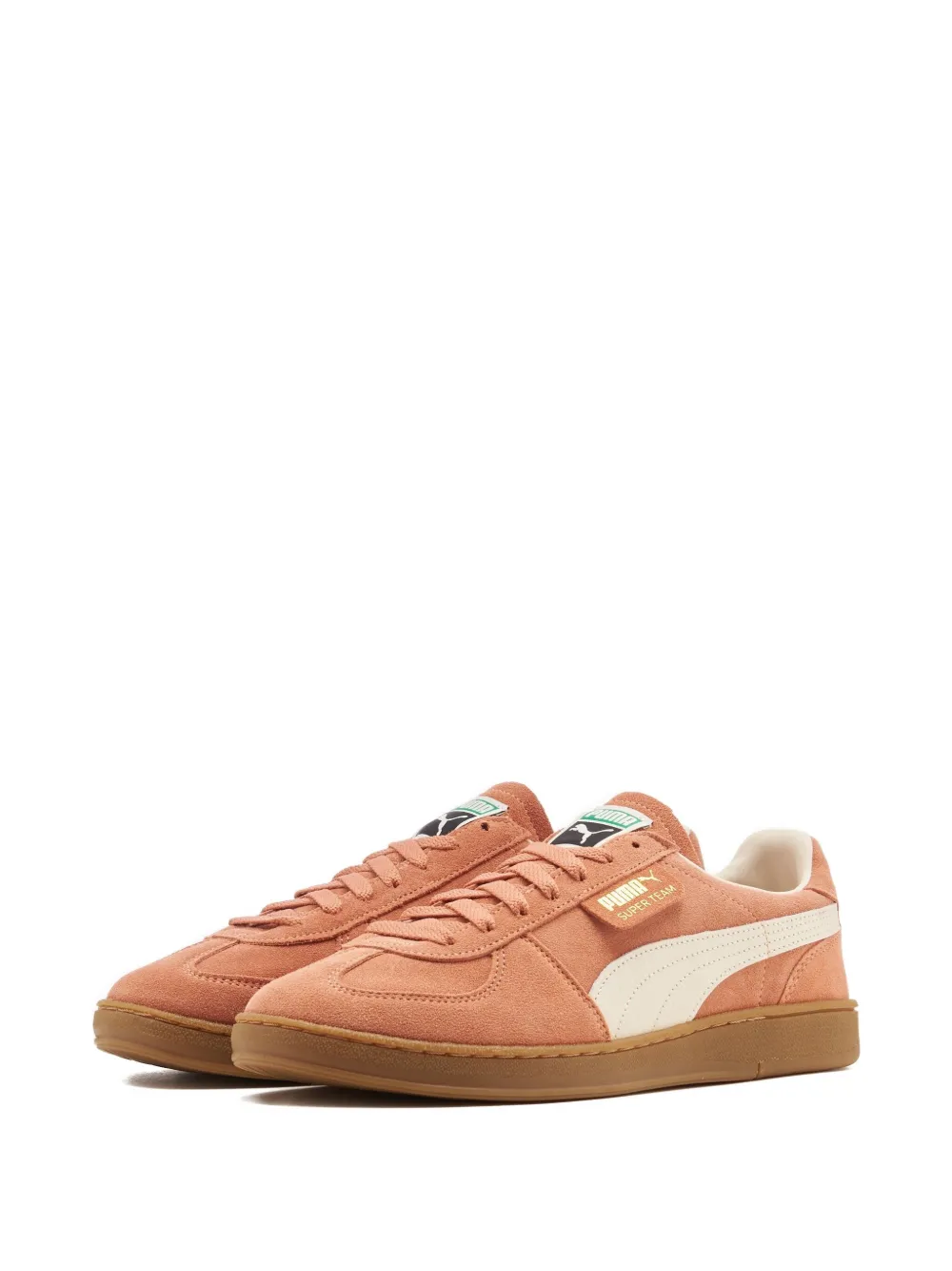 Puma Super Team Low Top Sneaker In Orange