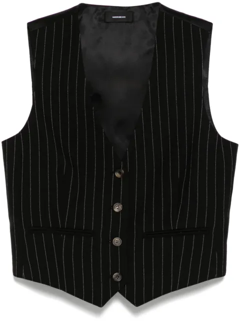 WARDROBE.NYC striped waistcoat