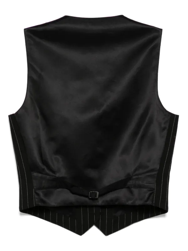 ローブ ブラック ベスト MATSUFUJI [ Cow Leather Member's Vest ] BLACK | ロイド・エフ