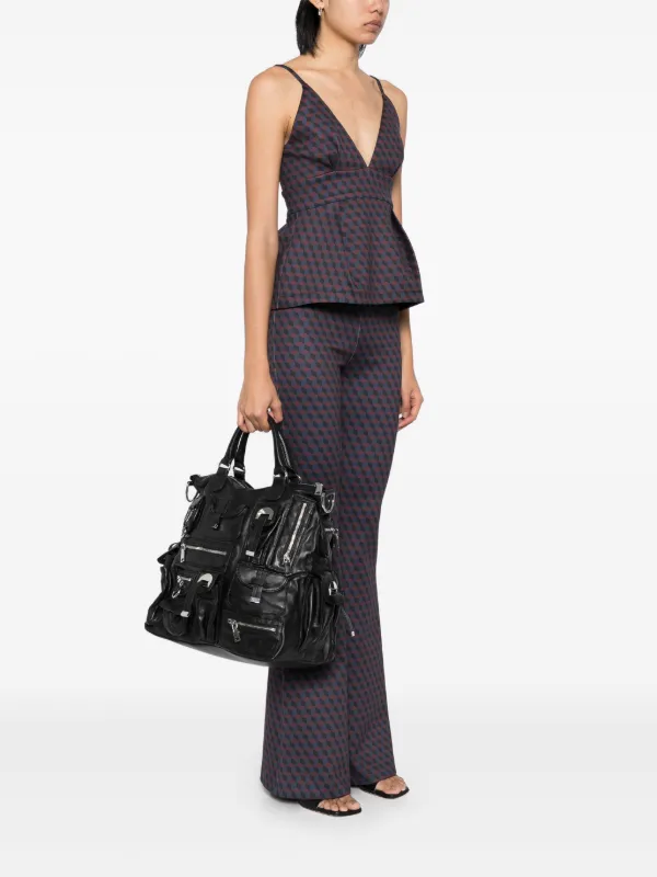Cynthia Rowley Cargo Pocket Tote Bag | Black | FARFETCH