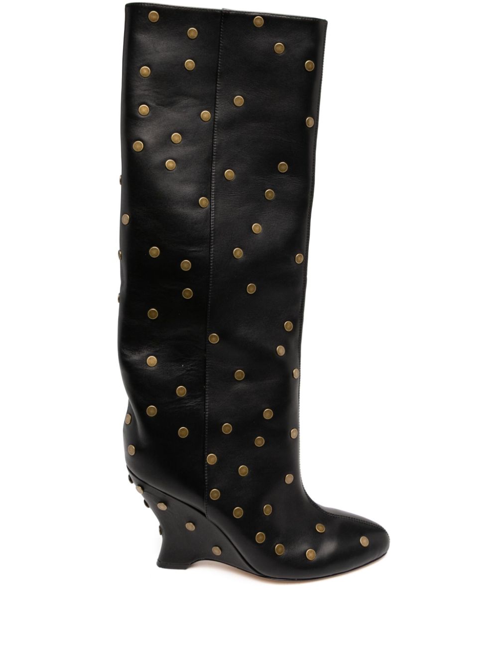 Cynthia Rowley Nailed it wedged boots - Black