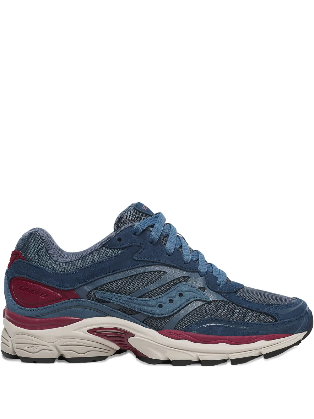 Saucony ProGrid Omni 9 Premium "Navy Burgundy" sneakers Blue