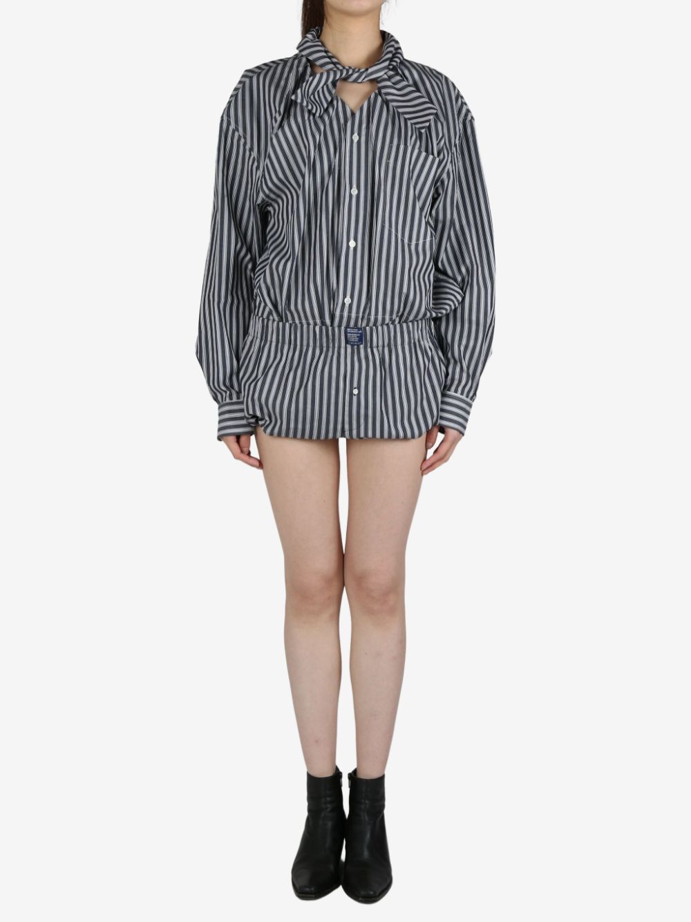 MERYLL ROGGE striped shirt - Zwart