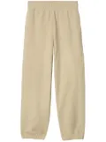 Burberry check-label cotton track pants - Neutrals